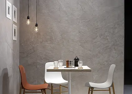 Background tile, Effect stone, Color beige, Unglazed porcelain stoneware, 120x120 cm, Finish antislip